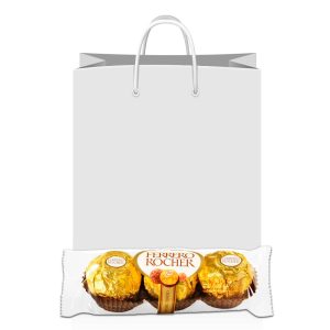 Bolsa Chocolate Ferrero rocher x3 unidades